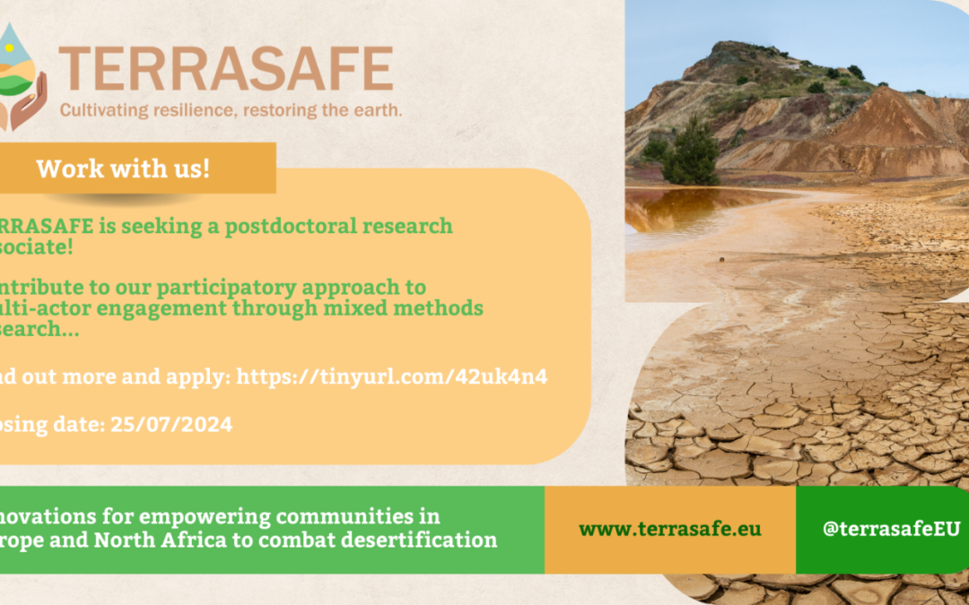TERRASAFE is hiring: Postdoctoral research associate