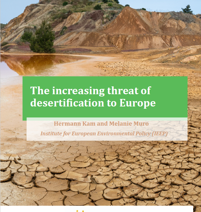 The increasing threat of desertification to Europe
