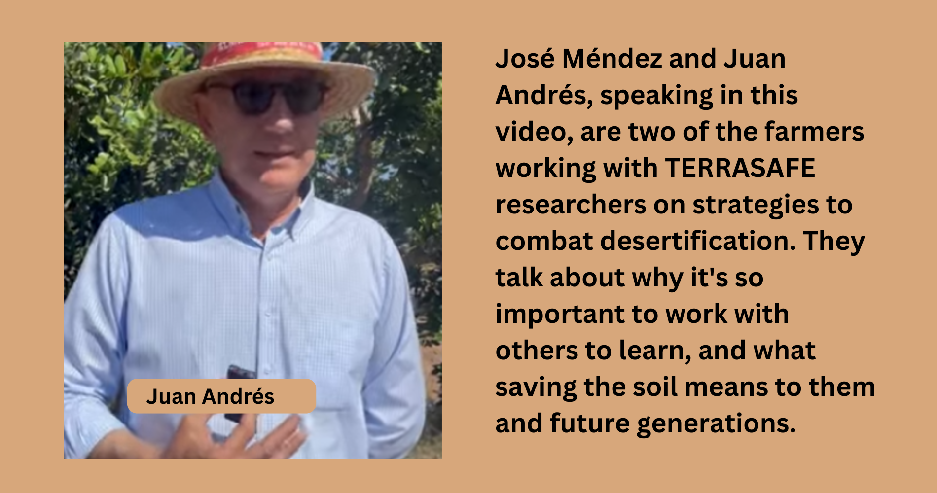Male farmer in Spain